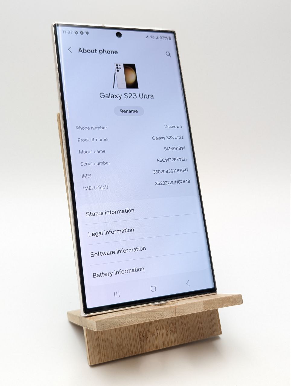 thumb Smartfon Samsung Galaxy S23 Ultra 8 GB / 256 GB 5G kremowy (Używany)