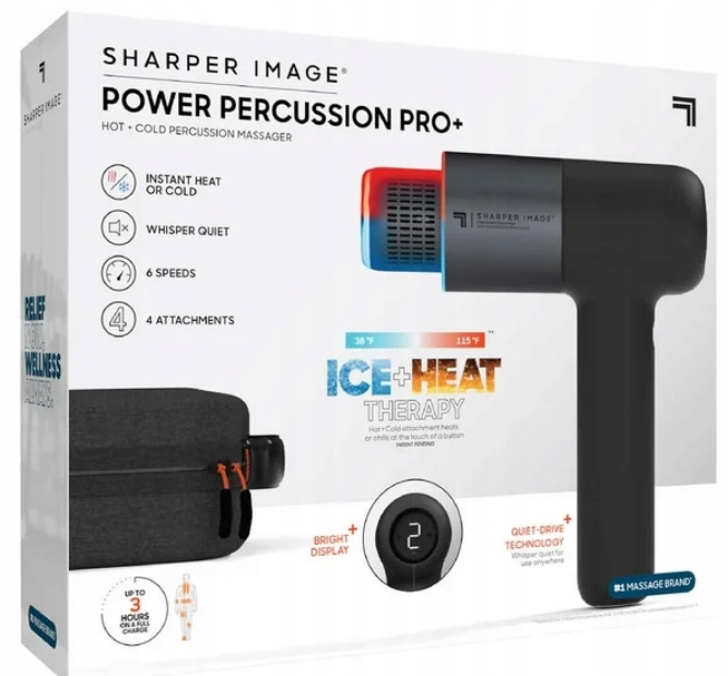 thumb Sharper Image Power Percussion Pro+ Gorący + zimny masażer perkusyjny (Powystawowy)