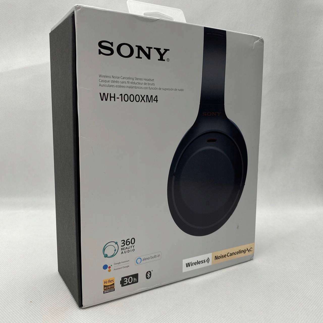 thumb Słuchawki bezprzewodowe nauszne Sony WH-1000XM4 czarny (Używany)