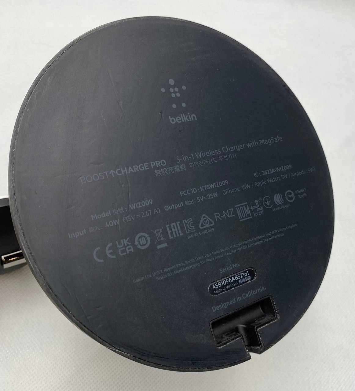 thumb Belkin BOOST CHARGE PRO MagSafe ładowarka indukcyjna 3w1 iPhone Apple Watch (Używany)