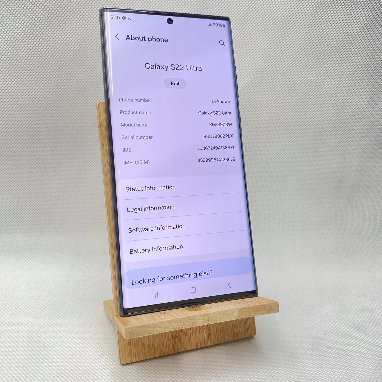 thumb Smartfon Samsung Galaxy S22 Ultra 8 GB / 128 GB 5G czarny (Powystawowy)