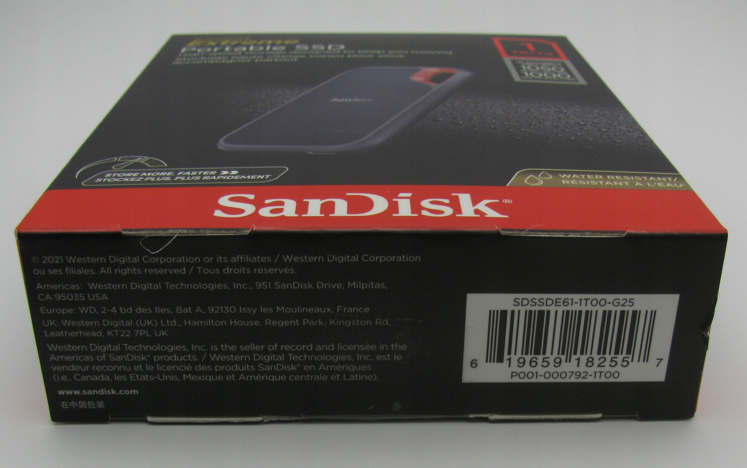 PRZENOŚNY DYSK SSD SanDisk Extreme Portable 1TB (Powystawowy)