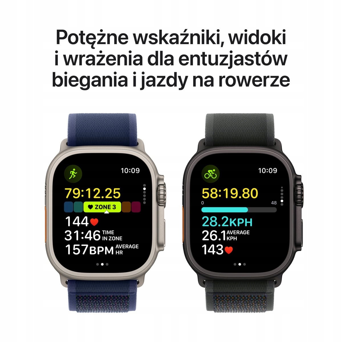 thumb Smartwatch Apple Watch Ultra 2 czarny z paskiem Sport Loop M/L OUTLET (Powystawowy)