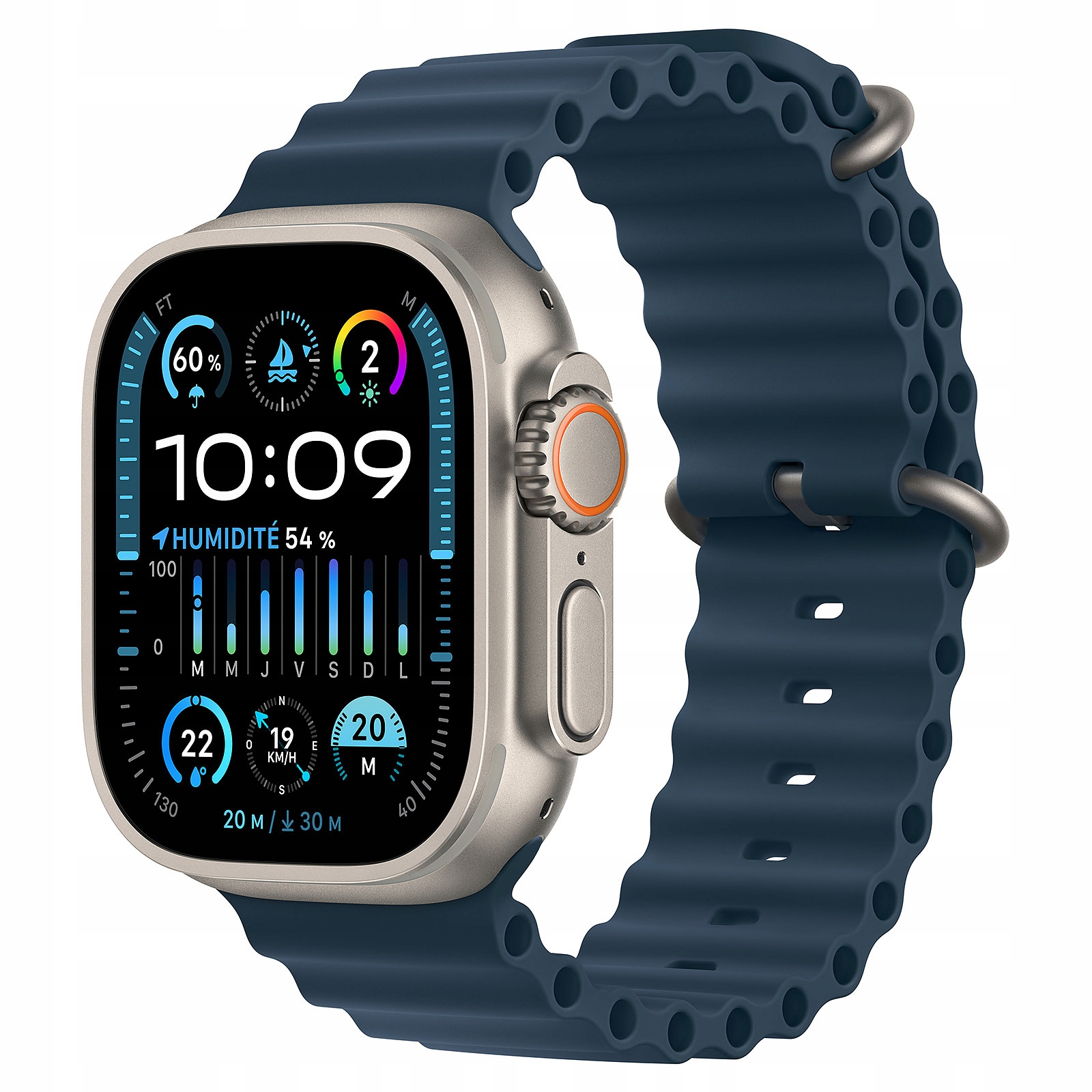 thumb Smartwatch Apple Watch Ultra 2 z paskiem Blue Ocean OUTLET (Powystawowy)