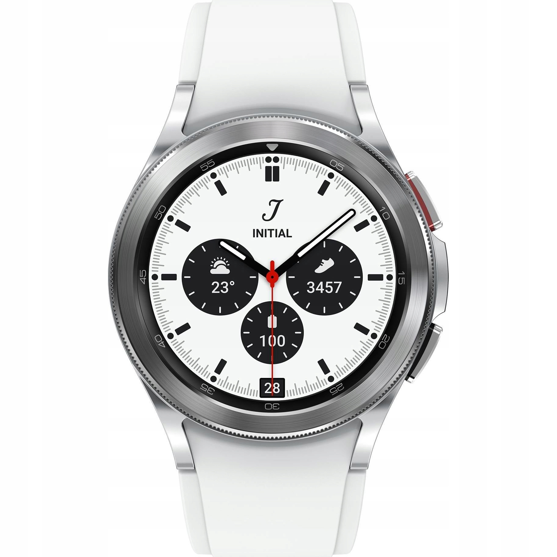 Smartwatch Samsung Galaxy Watch 4 Classic (R885) 42 mm srebrny |OUTLET (Powystawowy)