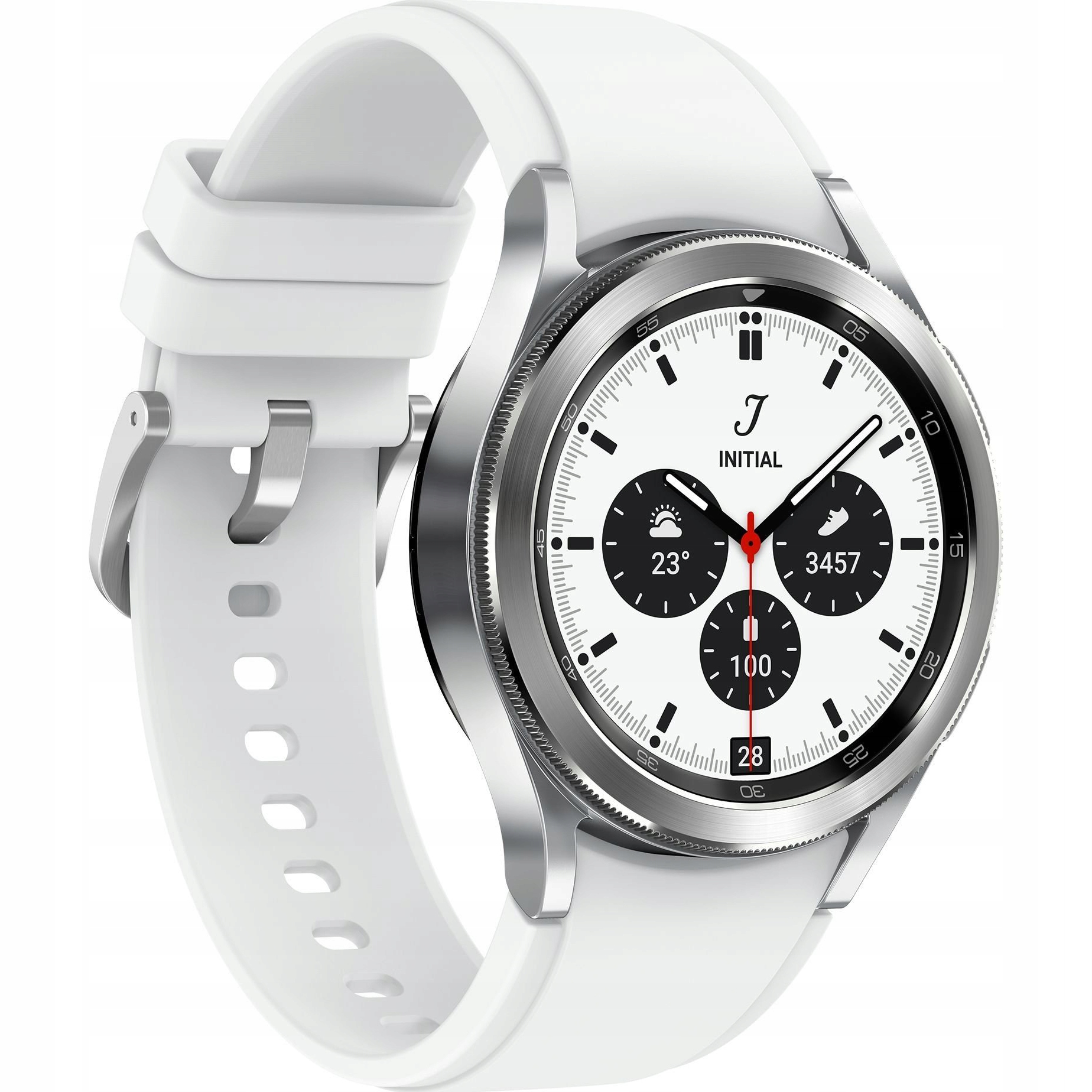 Smartwatch Samsung Galaxy Watch 4 Classic (R885) 42 mm srebrny |OUTLET (Powystawowy)