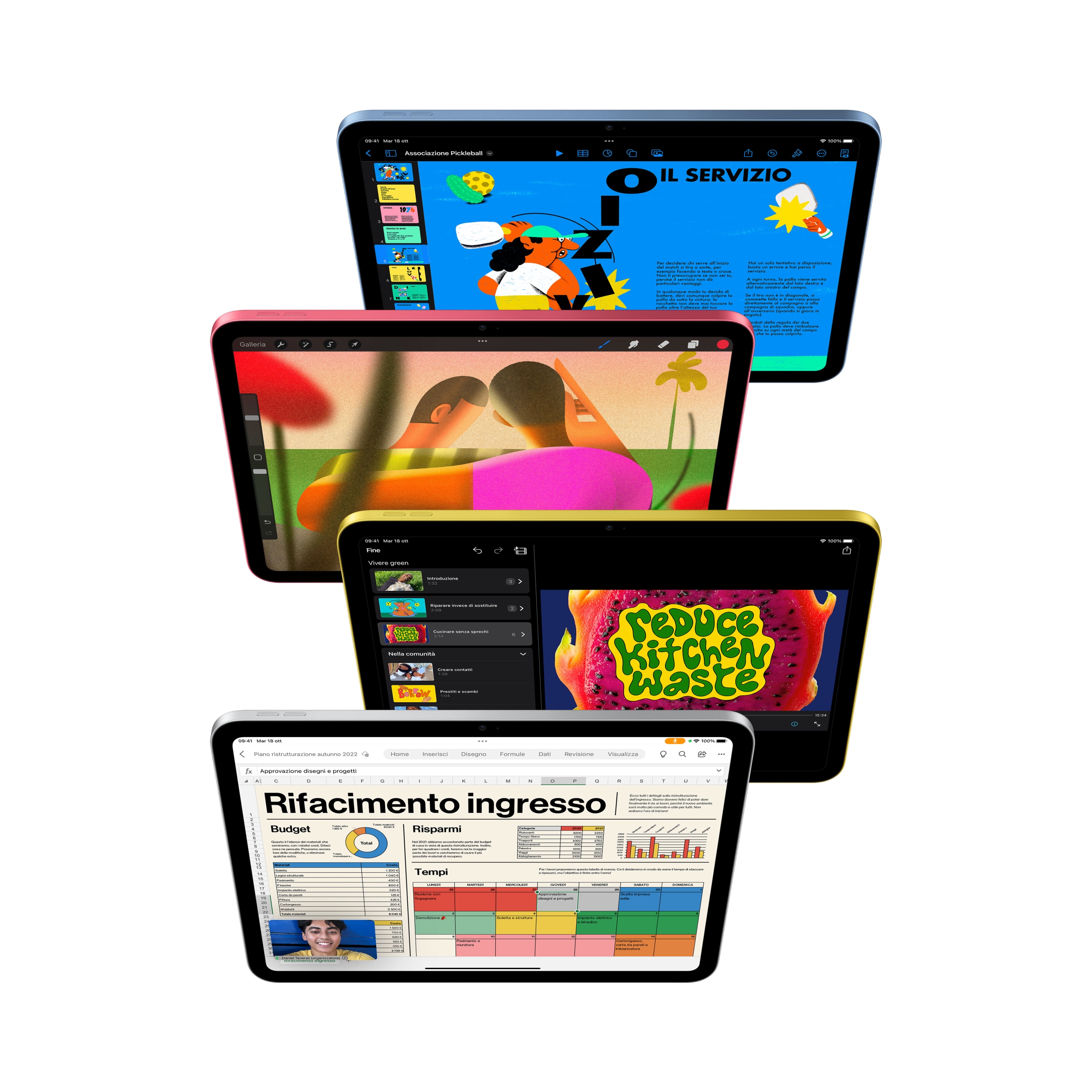 thumb Tablet Apple iPad (10th Gen) 10,9" 4 GB / 256 GB Wi-Fi Srebrny