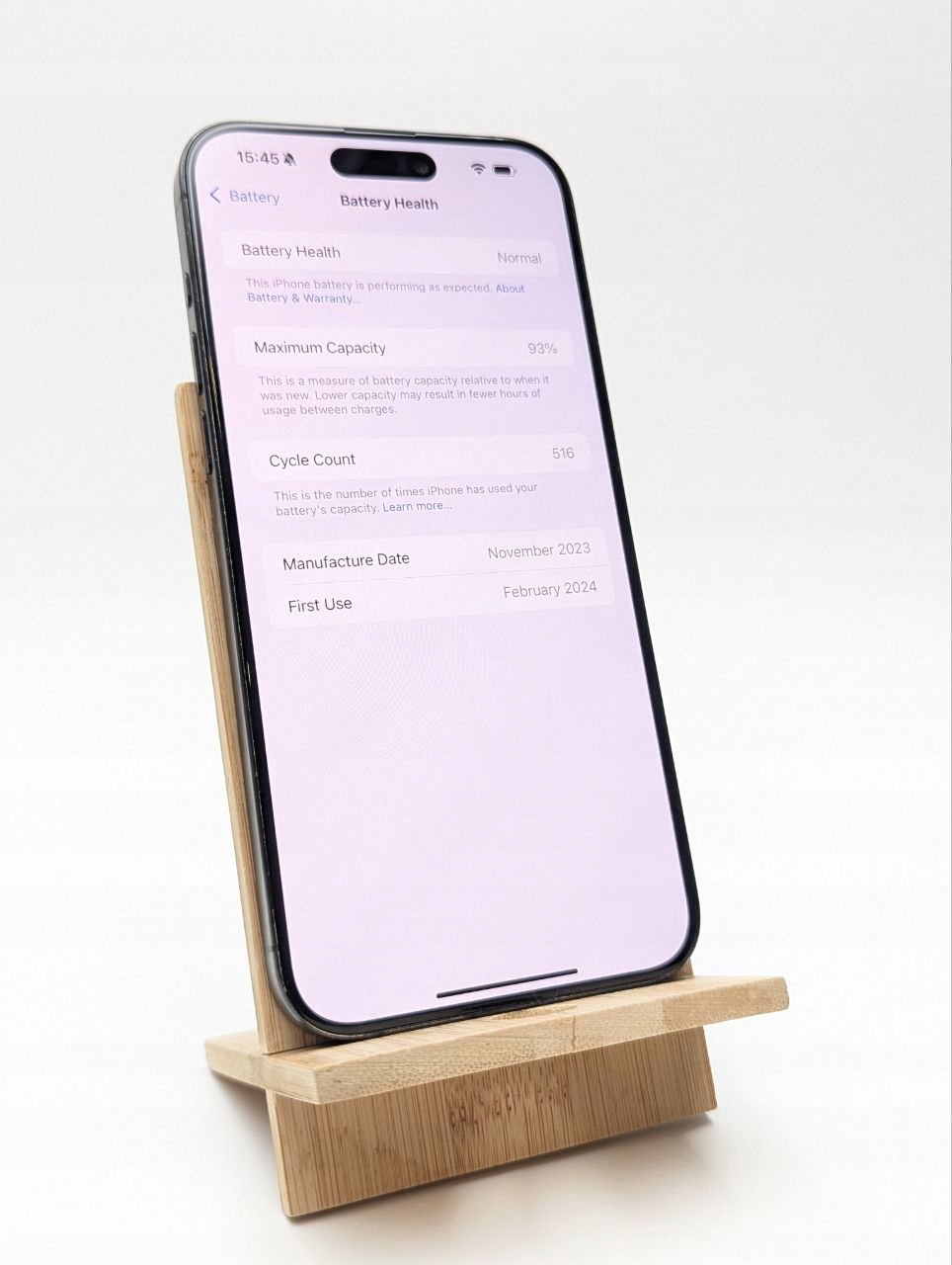 thumb Smartfon Apple iPhone 15 Pro Max 8 GB / 256 GB 5G czarny (Używany)