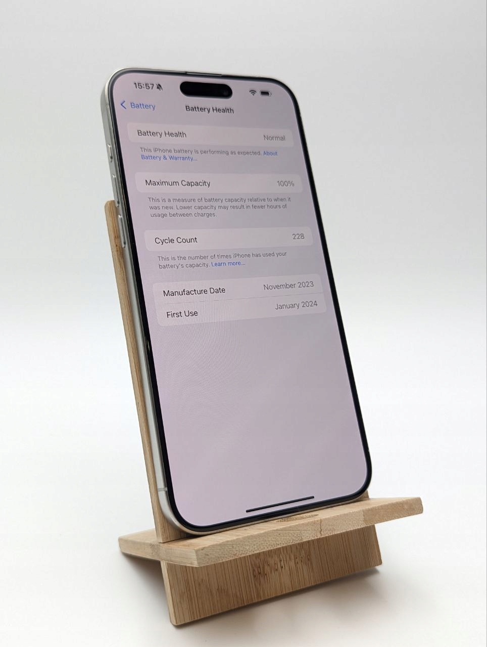 thumb Smartfon Apple iPhone 15 Pro Max 8 GB / 256 GB 5G biały (Powystawowy)