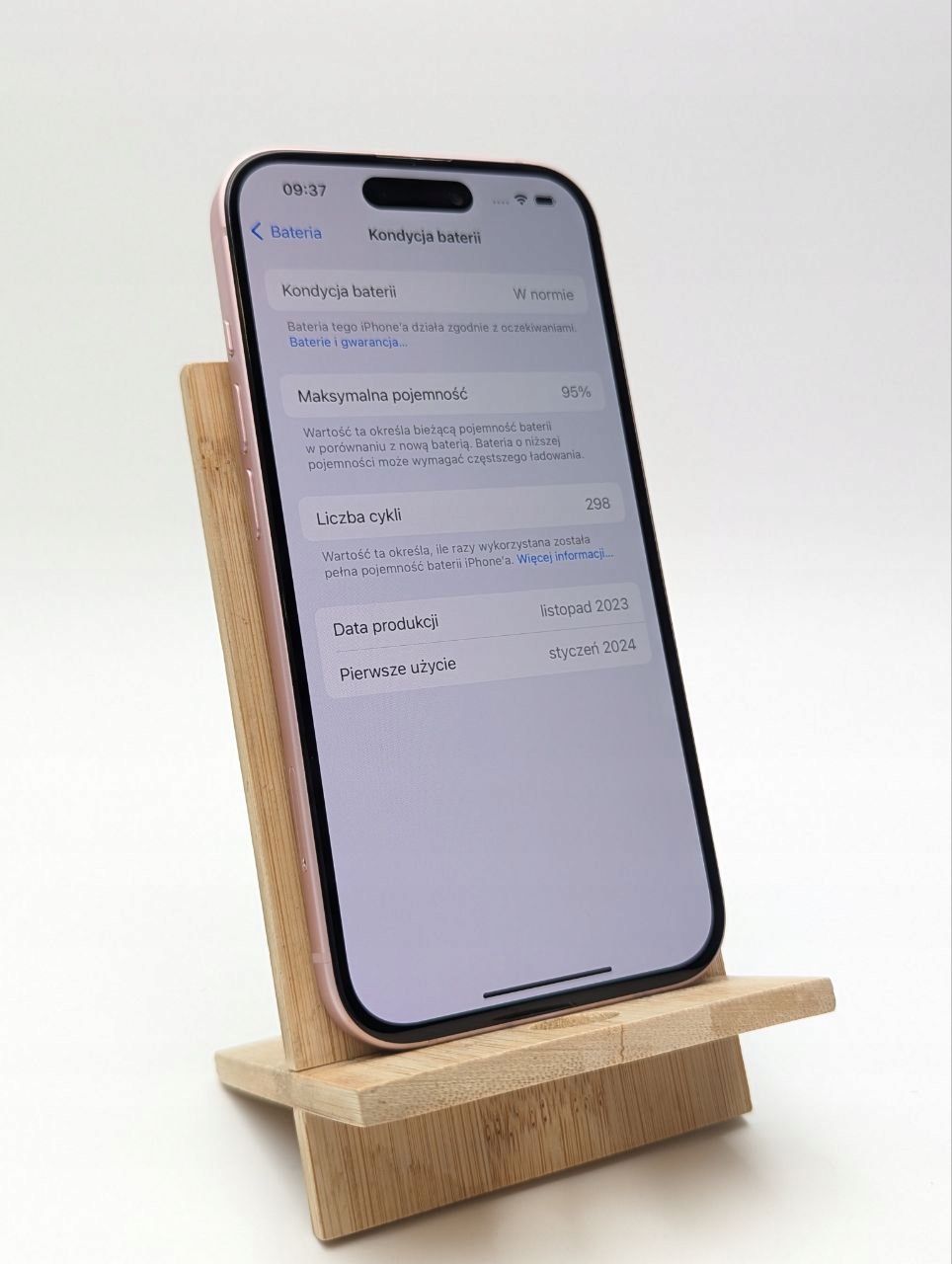 thumb Smartfon Apple iPhone 15 6 GB / 128 GB 5G różowy (Powystawowy)