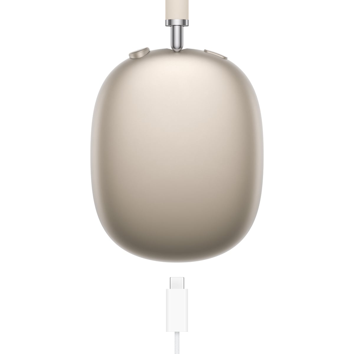 thumb Słuchawki bezprzewodowe nauszne Apple AirPods Max USB-C Księżycowa Poświata