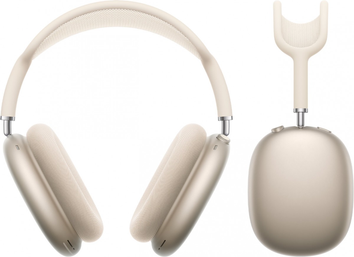 thumb Słuchawki bezprzewodowe nauszne Apple AirPods Max USB-C Księżycowa Poświata