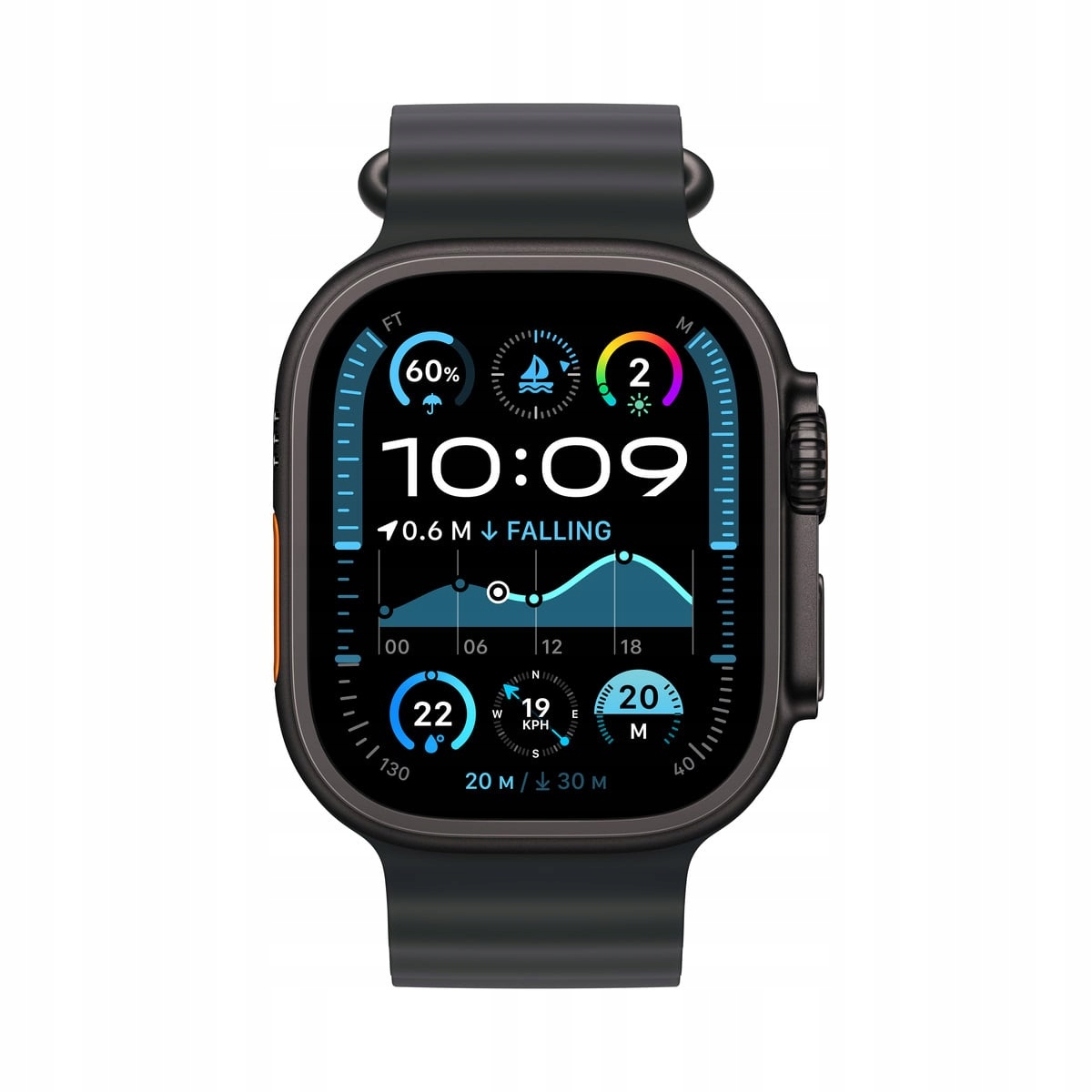 thumb Smartwatch Apple Watch Ultra 2 GPS + Cellular 49mm Ocean Czarny |OUTLET (Powystawowy)
