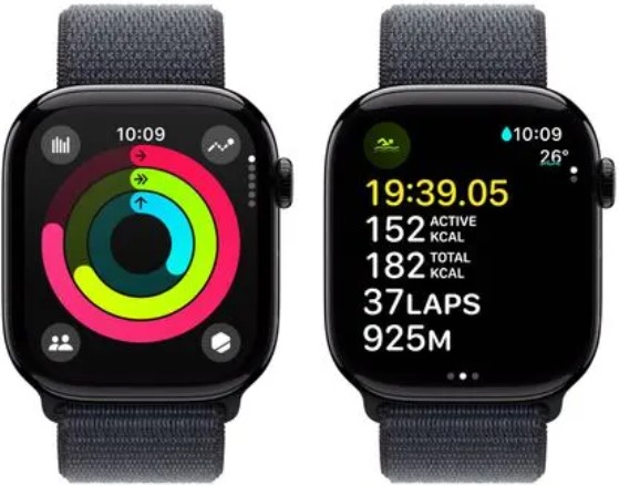 thumb Smartwatch Apple Watch Series 10 GPS + Cellular 42 mm czarny z paskiem SL (Powystawowy)
