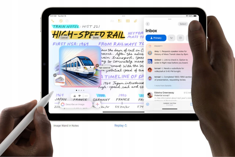 thumb Tablet Apple iPad Mini (7th gen) 8,3" 8 GB/128 GB Wi-Fi Księżycowa Poświata