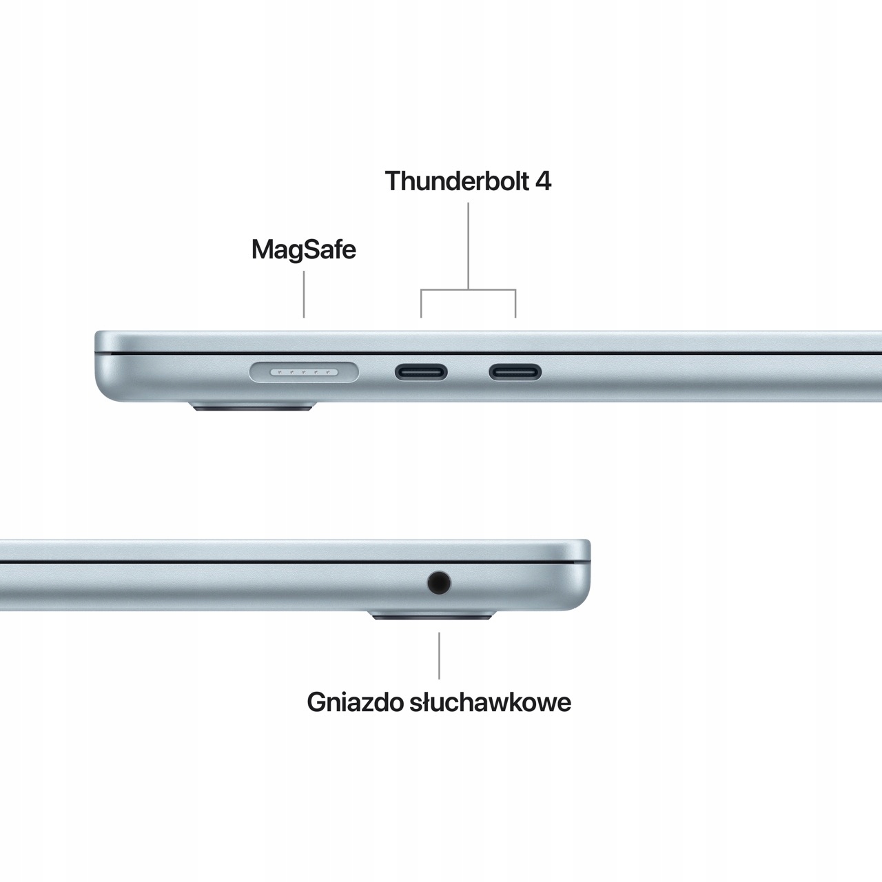 thumb Laptop Apple MacBook Air 15 M4 Apple M 16 GB / 256GB Błękitny 2025
