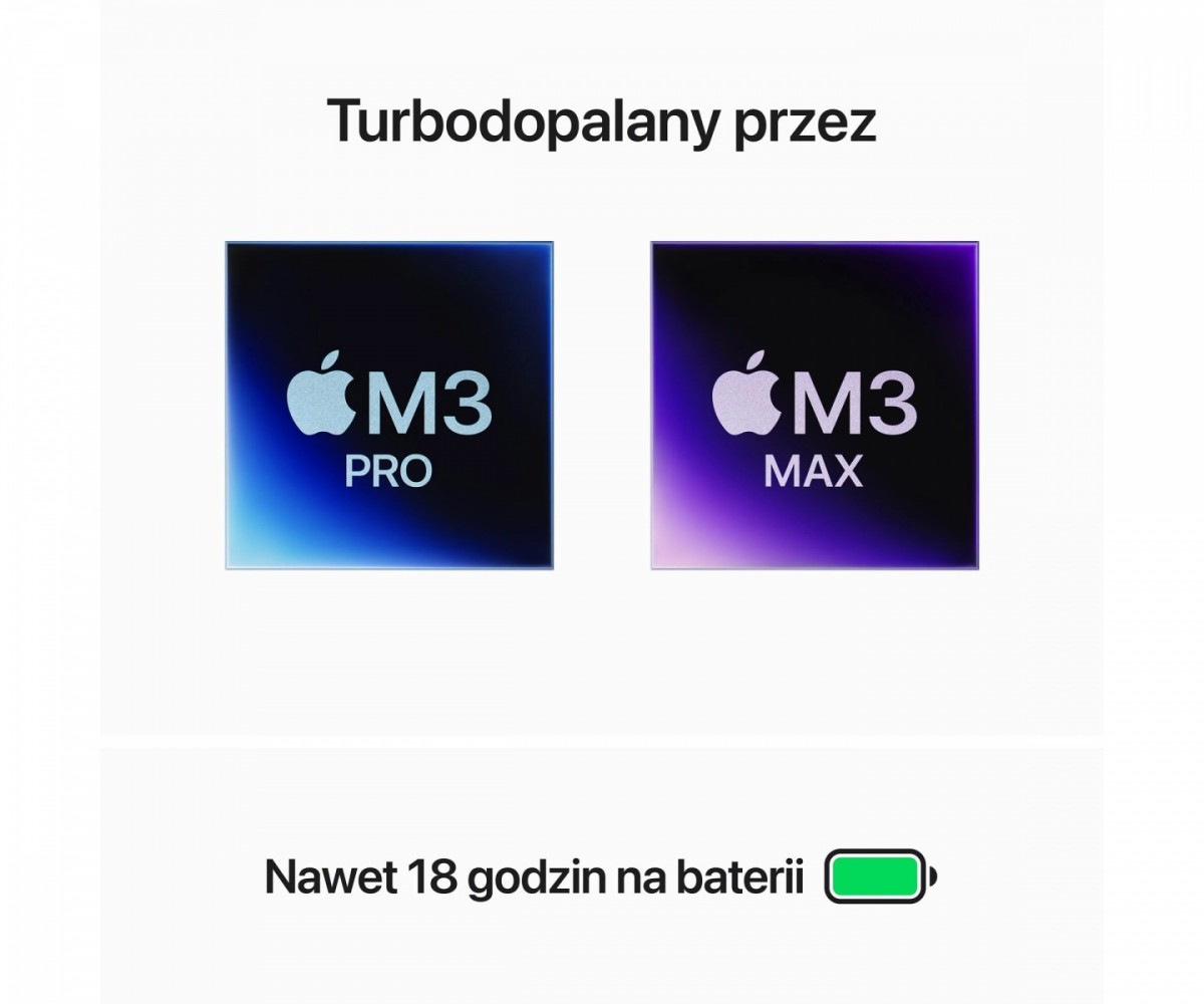 thumb Laptop Apple MacBook Pro 16 M3 Pro Apple M 18 GB / 512 GB srebrny