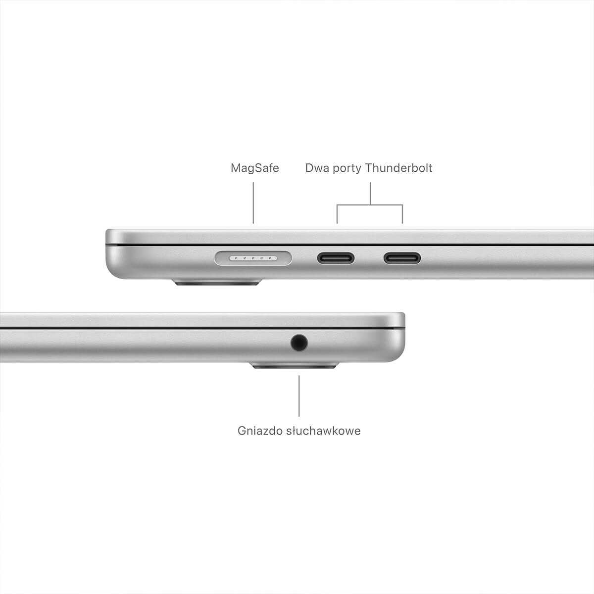 thumb Laptop Apple MacBook Air 15 M3 Apple M 16 GB / 512 G srebrny