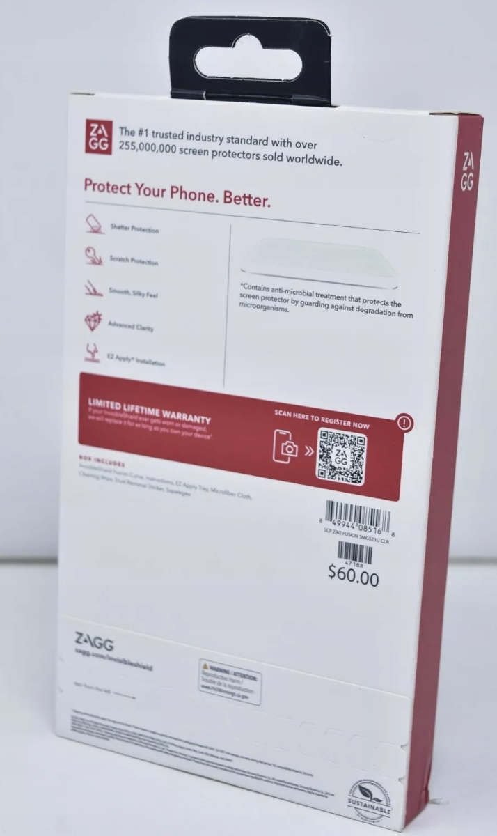 thumb Szkło hartowane Zagg Invisible Shield do Galaxy S23 Ultra