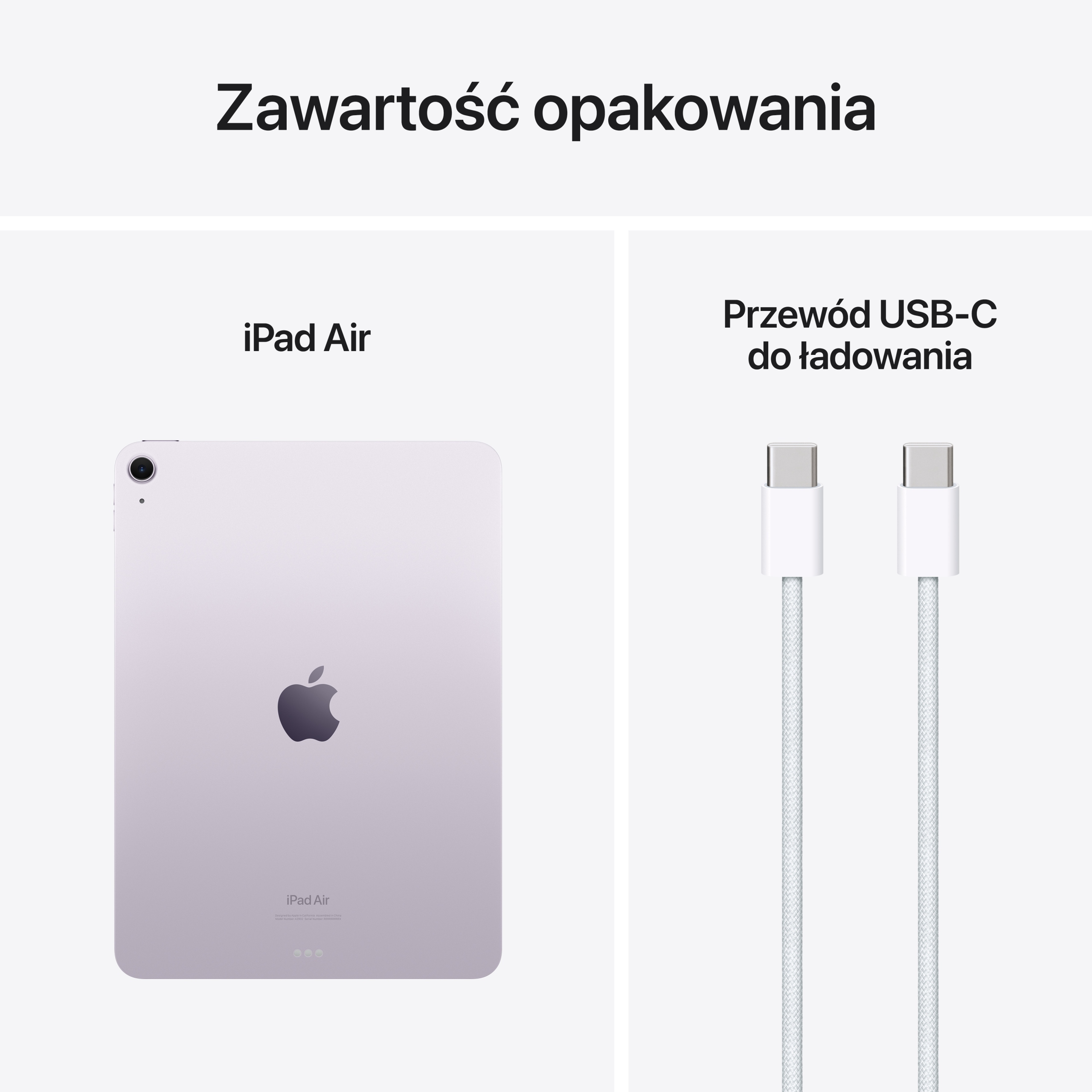 thumb Tablet Apple iPad Air 11 M2 8 GB / 128 GB Wi-Fi Fioletowy