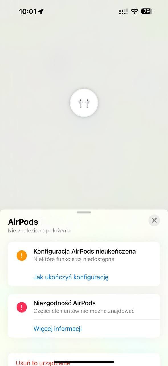thumb Słuchawki Apple AirPods 4 ANC Douszne bezprzewodowe (Używany)