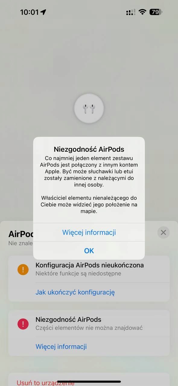 thumb Słuchawki Apple AirPods 4 ANC Douszne bezprzewodowe (Używany)
