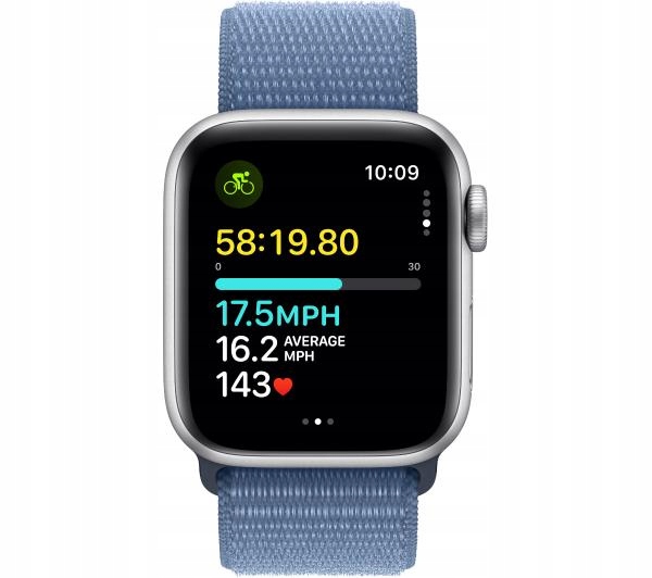 thumb Smartwatch Apple Watch SE 2gen GPS 40mm srebrny z paskiem Sport Loop (Po zwrocie)