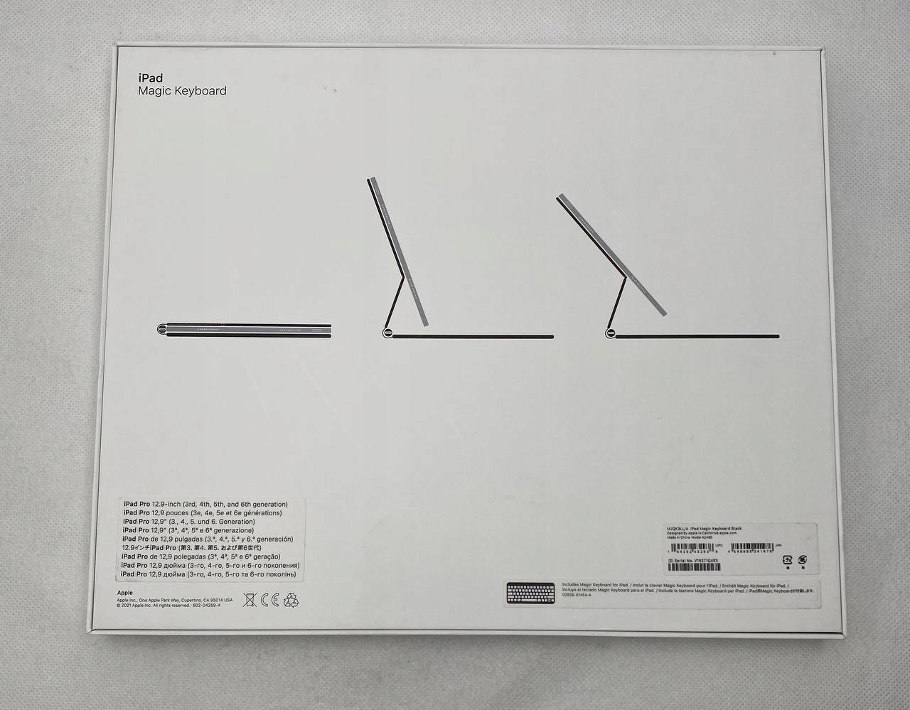 thumb Klawiatura Apple do iPad Pro 12.9 iPad Air 13 M2 M3 Magic Keyboard USA (Powystawowy)