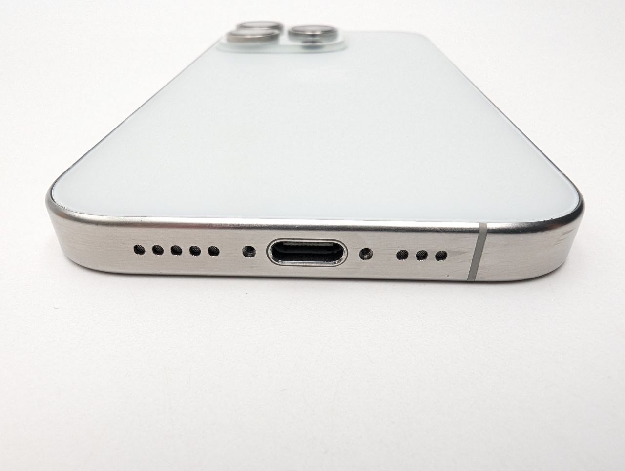 thumb Smartfon Apple iPhone 15 Pro 8 GB / 128 GB 5G biały |eSim|bateria 100% (Powystawowy)