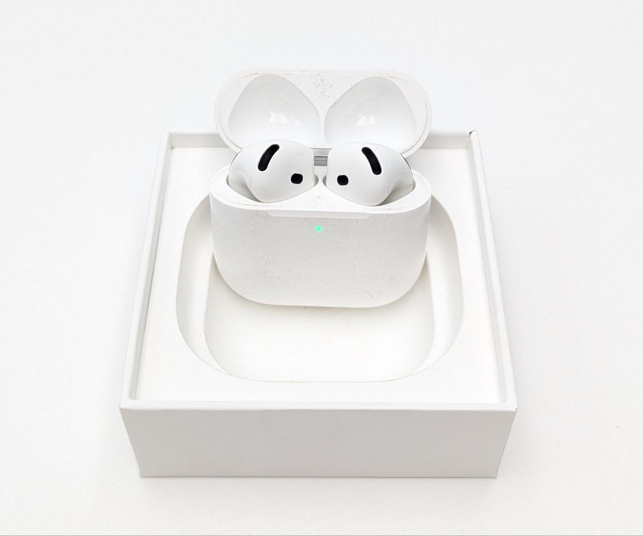 thumb Słuchawki bezprzewodowe douszne Apple AirPods 4 ANC (Używany)