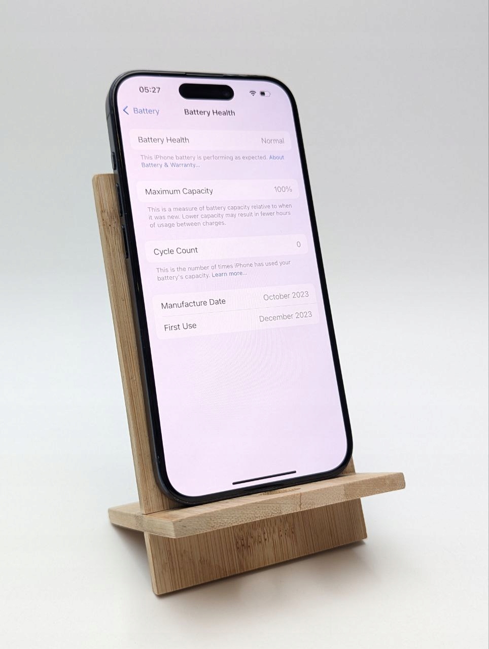 thumb Smartfon Apple iPhone 15 Pro 8 GB / 128 GB 5G niebieski|eSim| bateria 100% (Powystawowy)