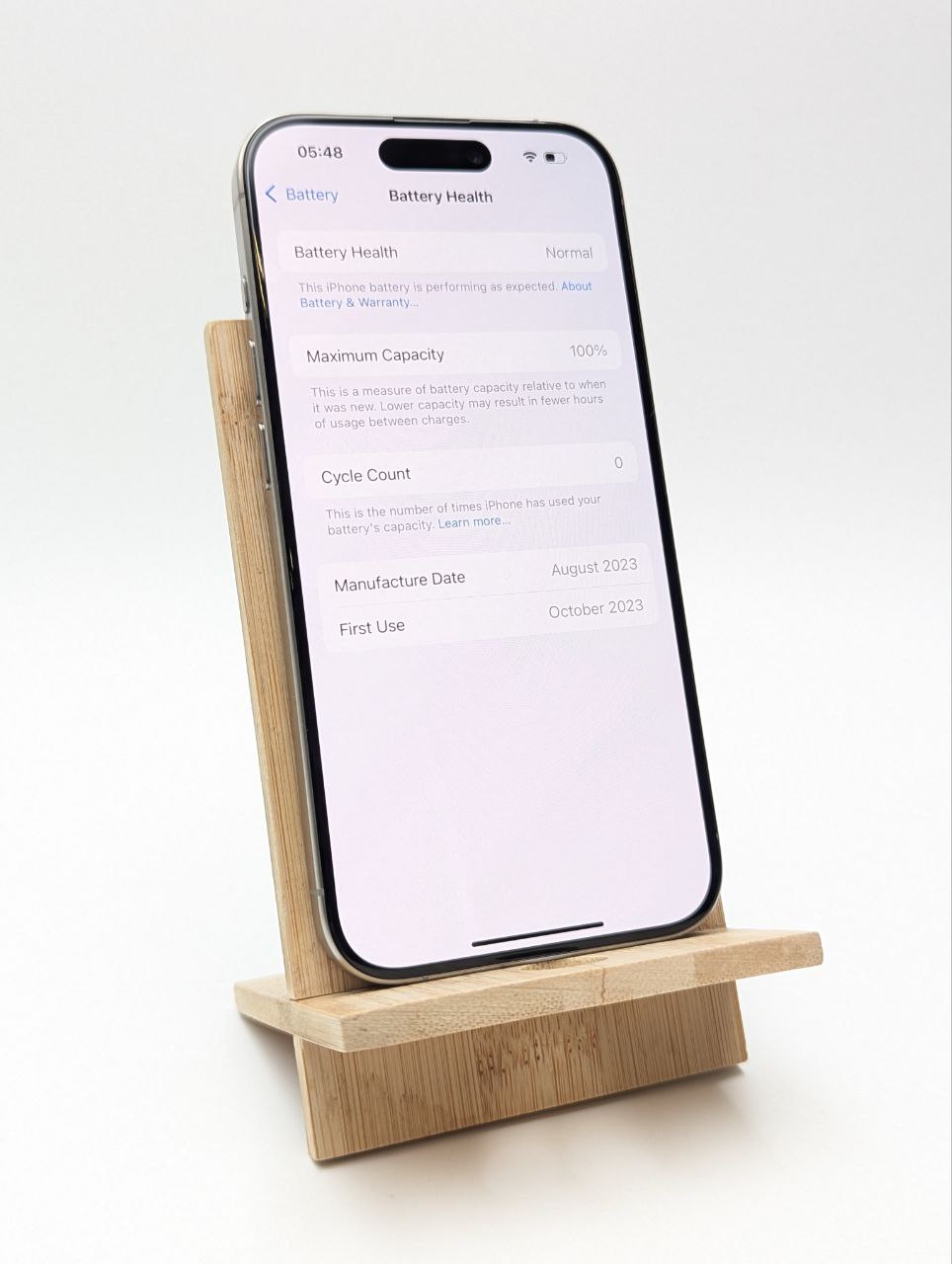 thumb Smartfon Apple iPhone 15 Pro 8 GB / 128 GB szary |eSim|bateria 100% (Powystawowy)