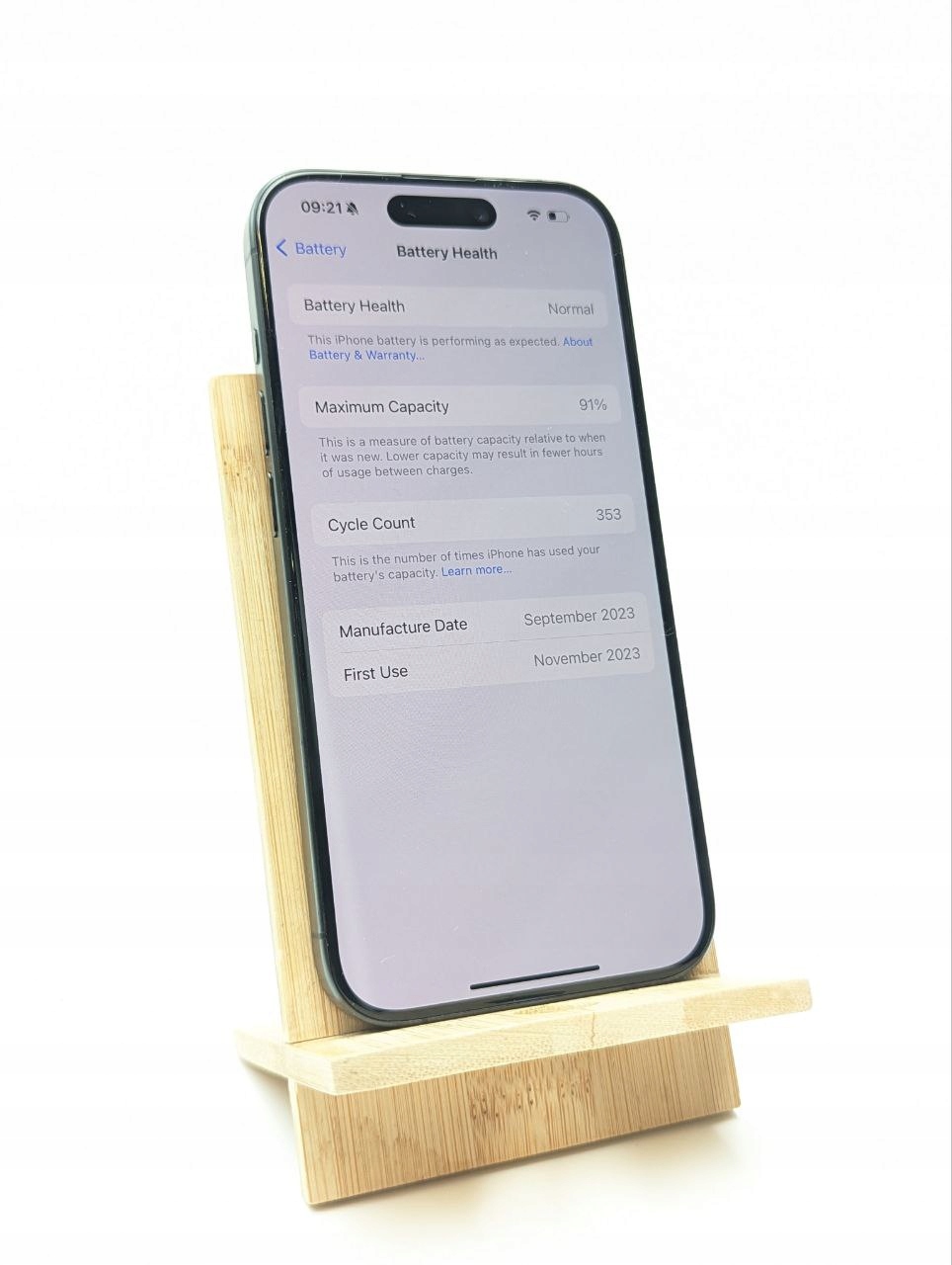 thumb Smartfon Apple iPhone 15 Pro 8 GB / 128 GB czarny|eSim (Powystawowy)