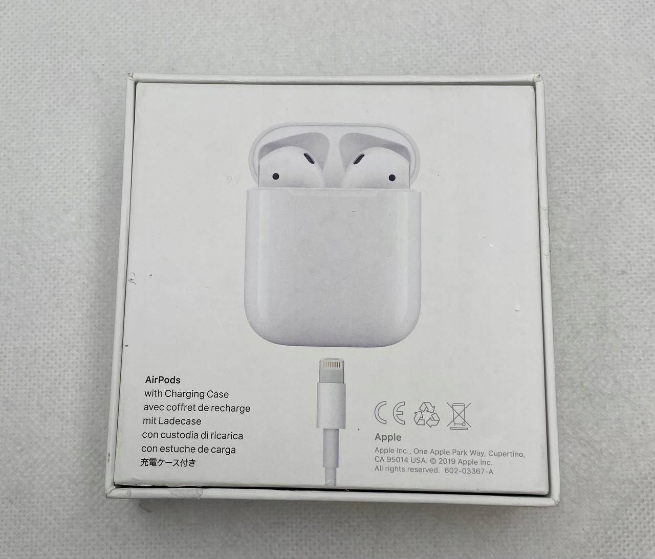 thumb Słuchawki bezprzewodowe douszne Apple AirPods 2. gen białe (Używany)