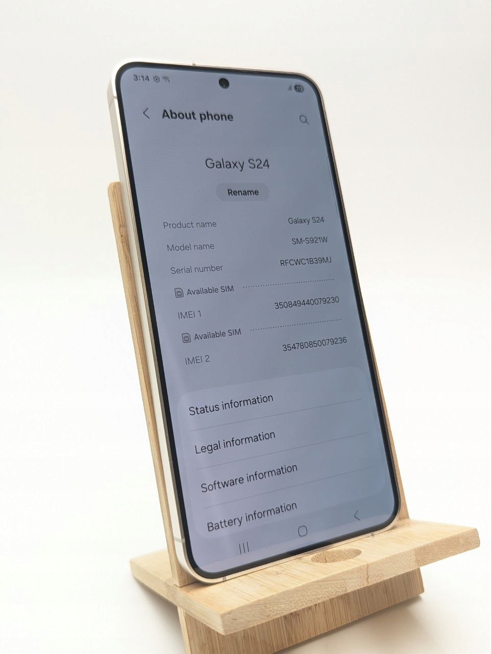 thumb Smartfon Samsung Galaxy S24 8 GB / 128 GB 5G żółty |OUTLET (Powystawowy)