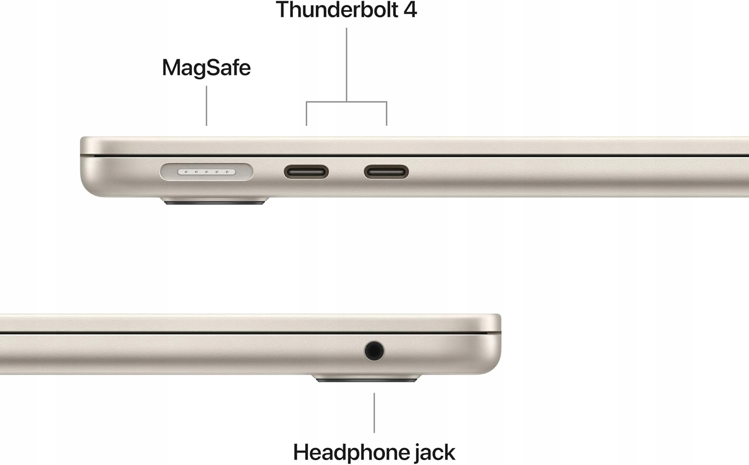 thumb Laptop Apple MacBook Air 13 M4 Apple M 16 GB / 256 GB Księżycowa poświata