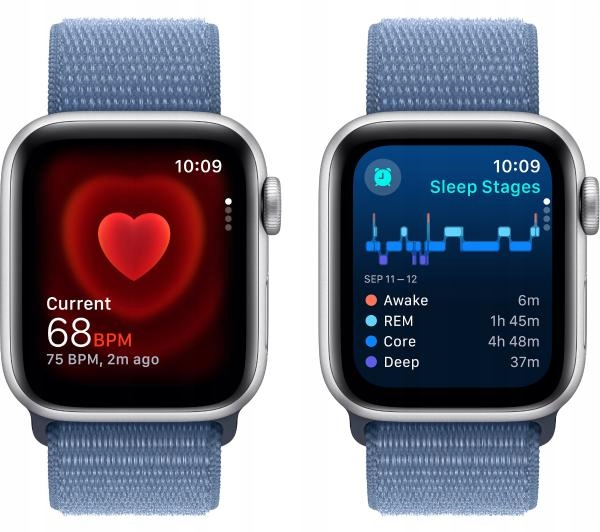 thumb Smartwatch Apple Watch SE (2nd Gen) GPS 40mm srebrny z paskiem Sport Loop