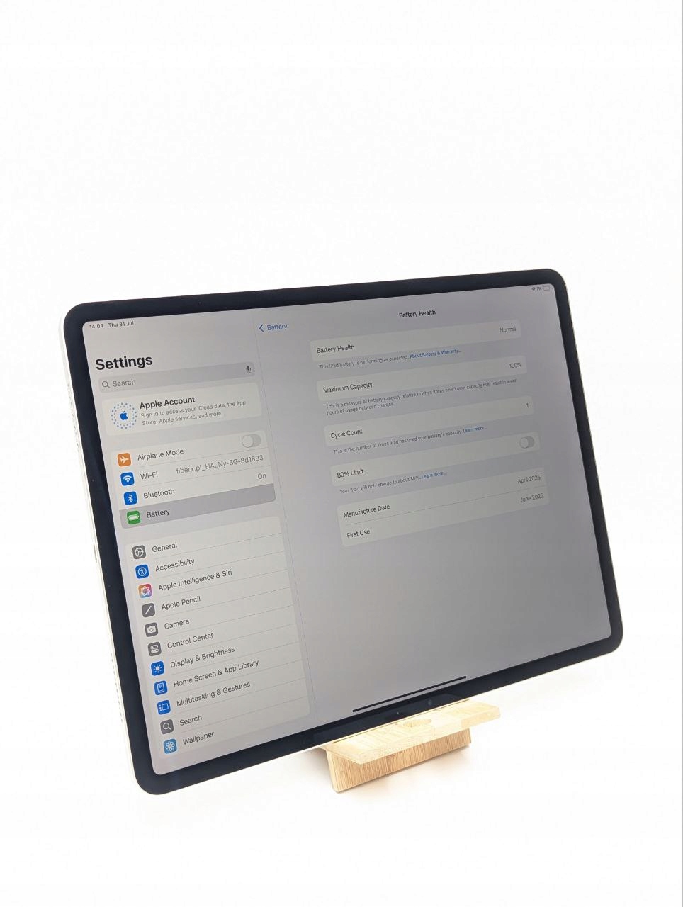 thumb Tablet Apple iPad Air 13 M3 256 GB Księżycowa Poświata Wi-Fi 2025|OUTLET (Po zwrocie)