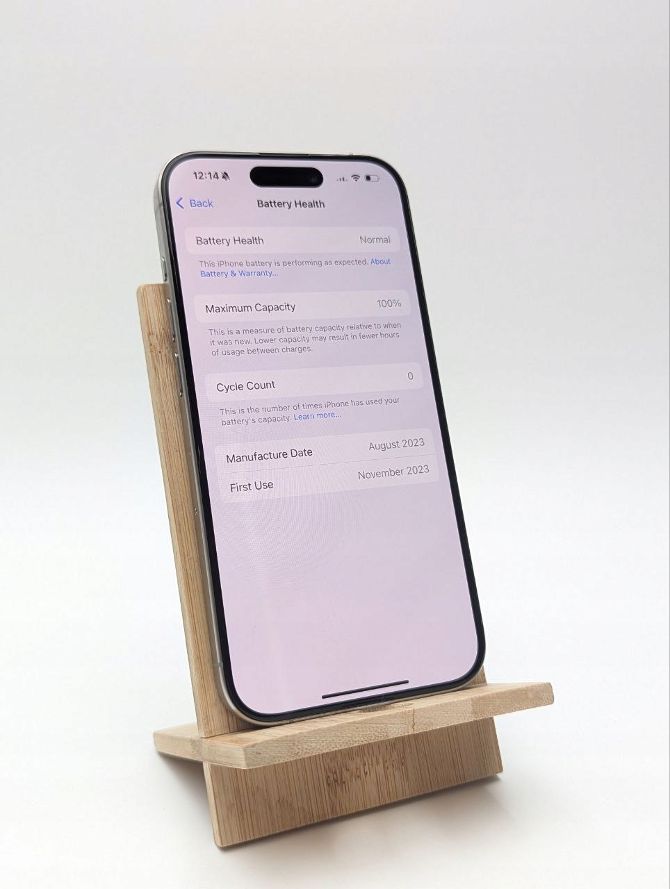 thumb Smartfon Apple iPhone 15 Pro 8 GB / 128 GB szary|bateria 100% (Powystawowy)