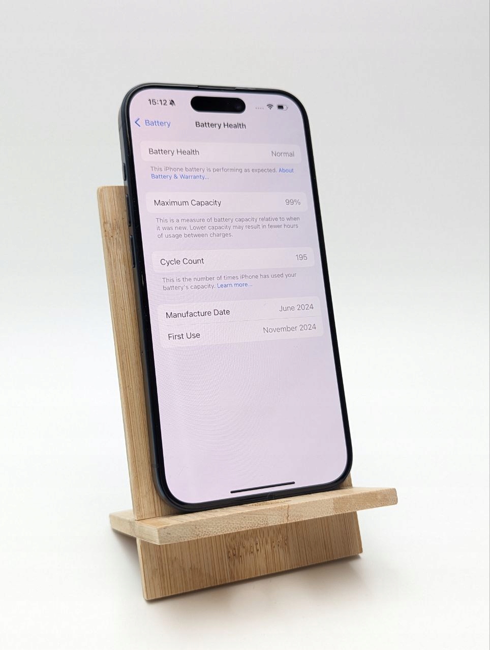 thumb Smartfon Apple iPhone 15 Pro 8 GB / 128 GB 5G niebieski (Powystawowy)