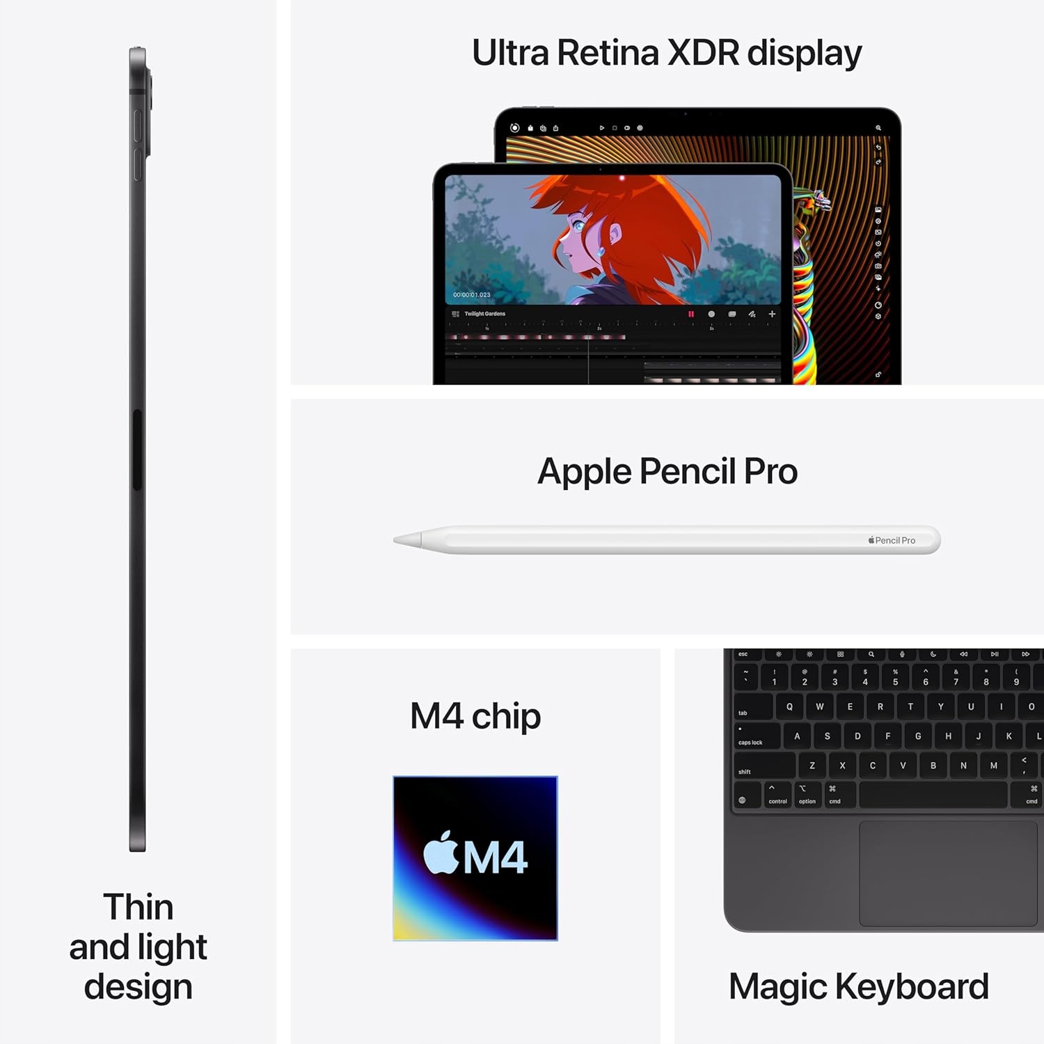 thumb Tablet Apple iPad Pro 11" M4 16 GB / 1 TB WI- FI Gwiezdna Czerń