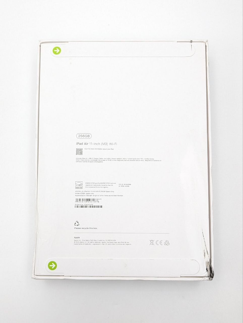 thumb Tablet Apple iPad Air 11 M3 256GB Gwiezdna Szarość Wi-Fi 2025 (Nowy z defektem)