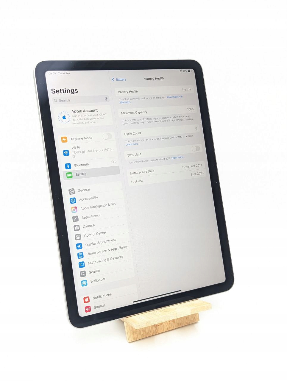 thumb Apple iPad Air 11" M3 128GB WI-FI Szary (Powystawowy)