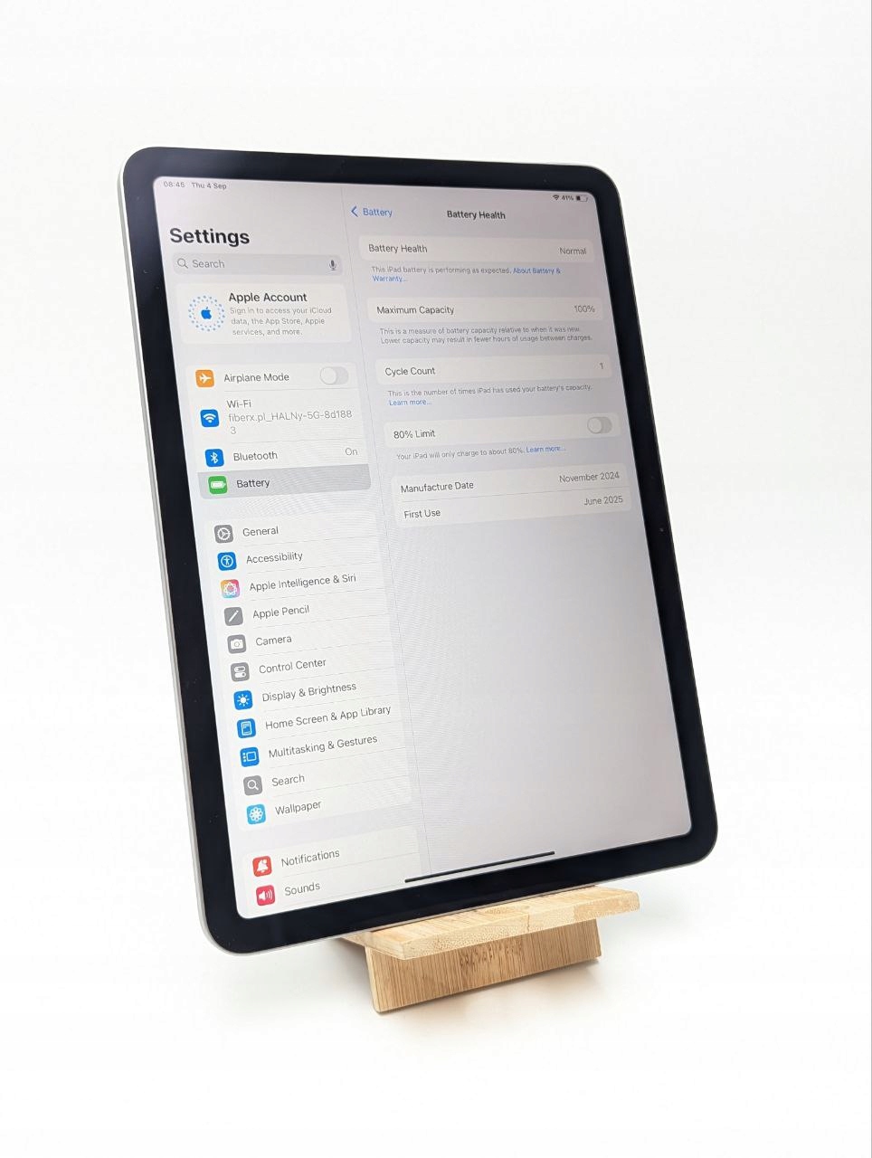 thumb Apple iPad Air 11" M2 512GB WI-FI Szary (Powystawowy)