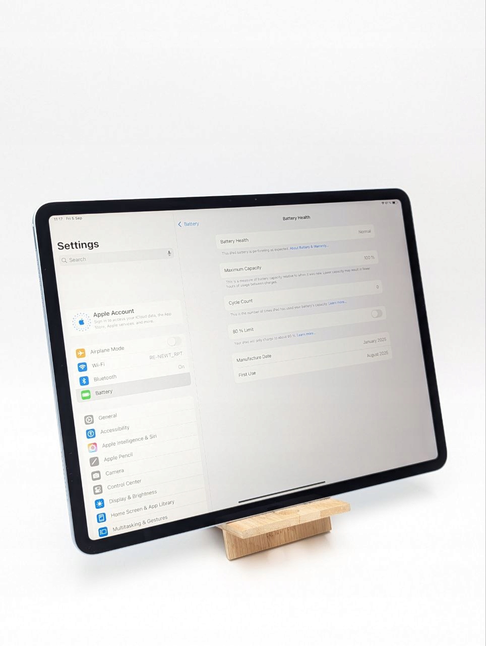thumb Apple iPad Air 13" M3 256GB WI-FI Niebieski (Powystawowy)