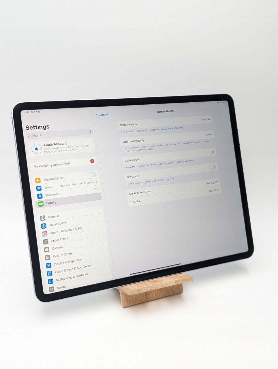 thumb Apple iPad Air 13" M3 128GB WI-FI Niebieski (Powystawowy)
