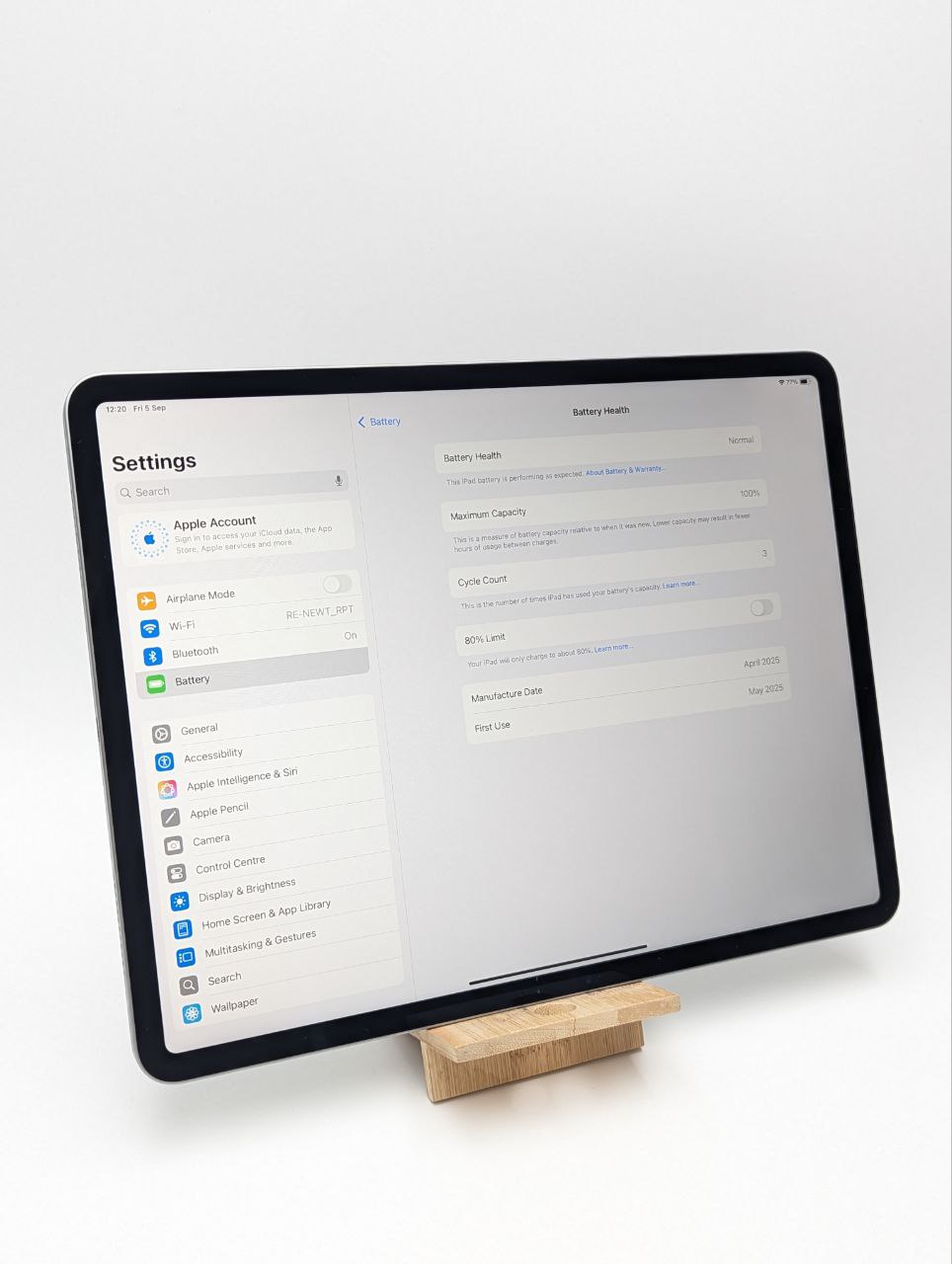 thumb Apple iPad Air 13" M3 128GB WI-FI Gwiezdna Szarość (Powystawowy)