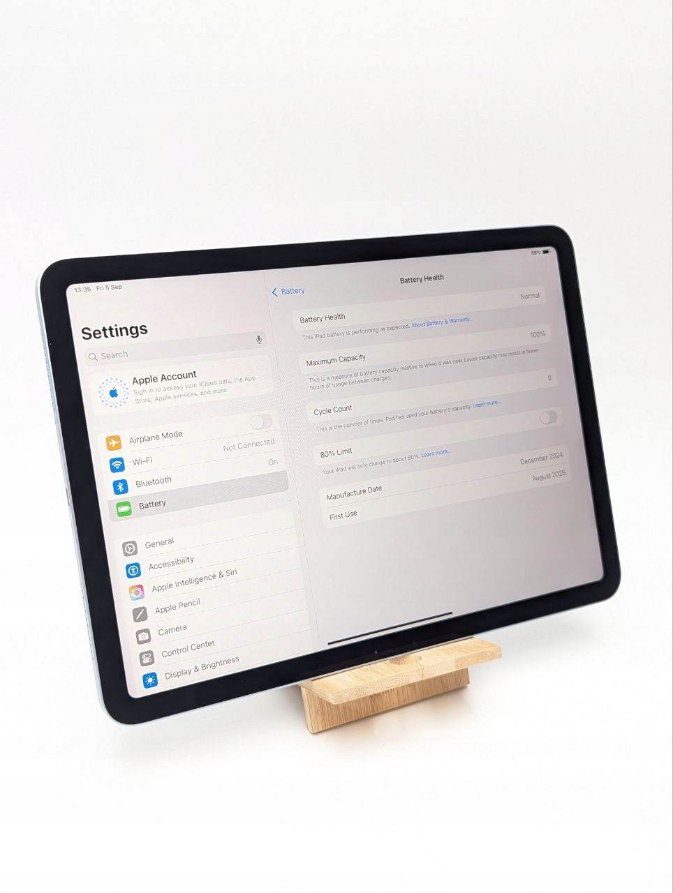 thumb Apple iPad Air 11'' M2 512GB Wi-Fi Niebieski (Powystawowy)