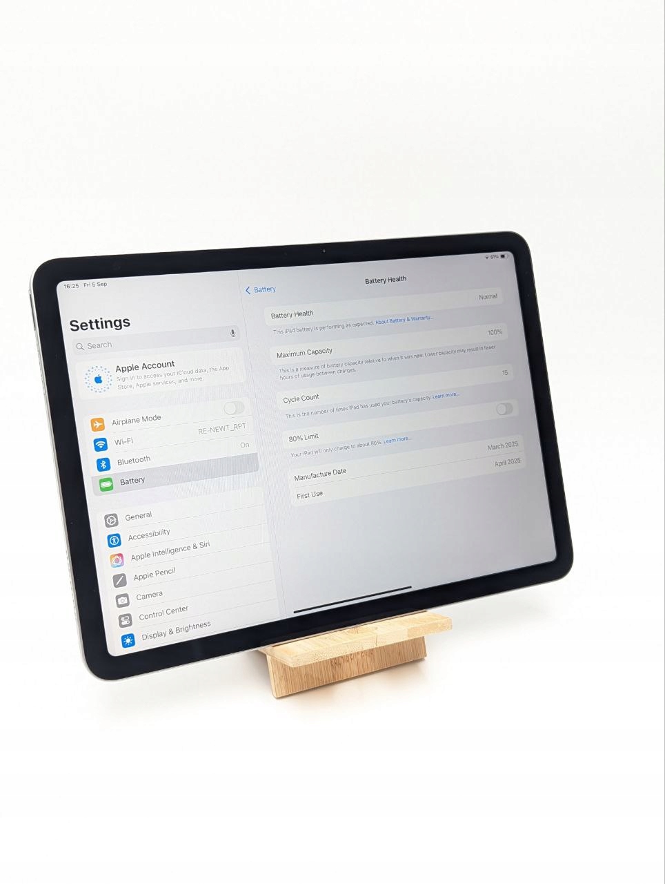 thumb Apple iPad Air 11" M3 128GB WI-FI Szary (Powystawowy)