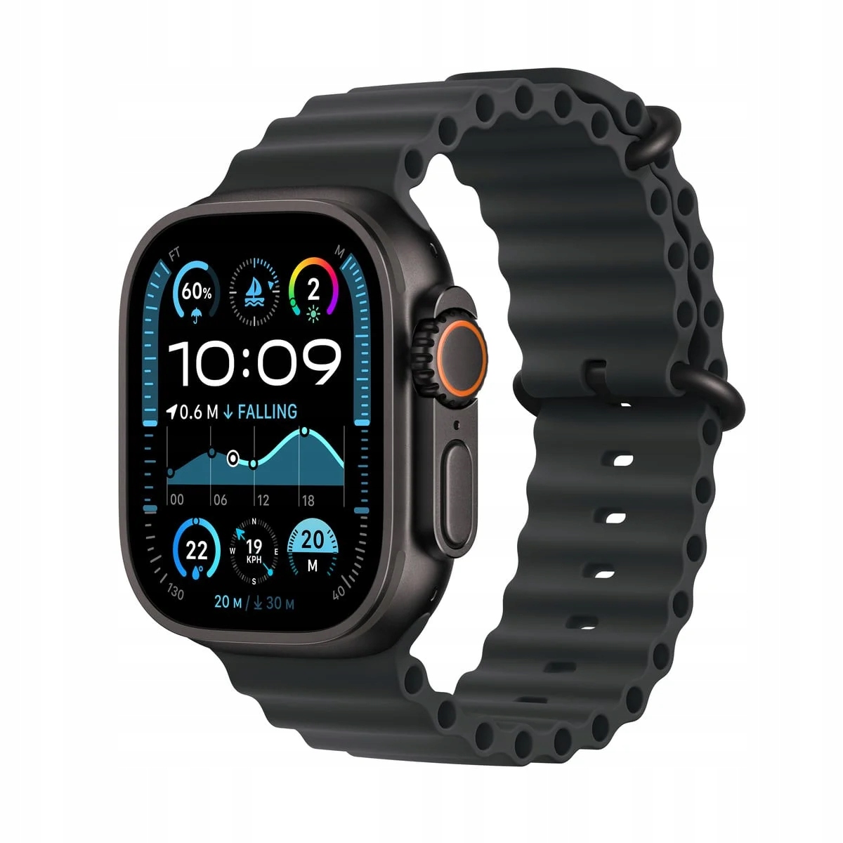 thumb Apple Watch Ultra 2 49mm Czarny Tytan z paskiem Ocean